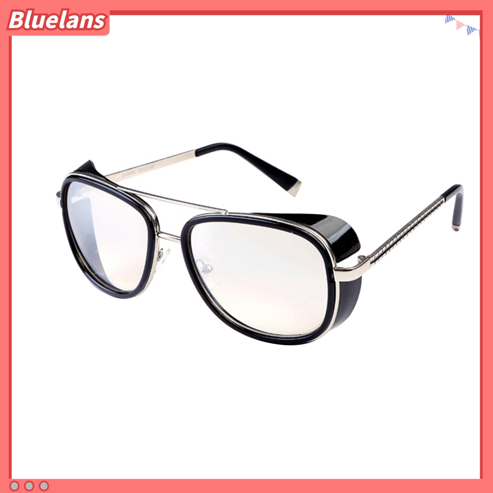 Bluelans Men Women Vintage Anti-UV Eye Protective Sunglasses Windproof Driving Eyewear