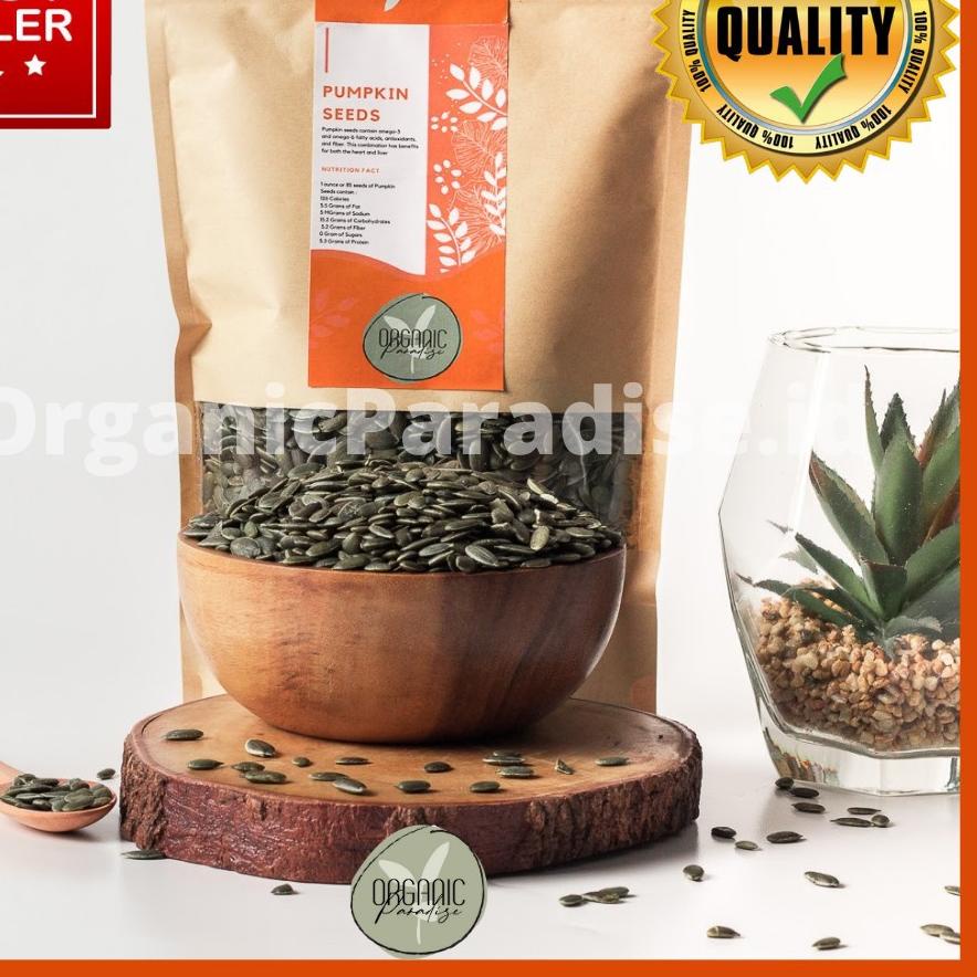 

Ready Stok Pumpkin Seed Raw 250 gr / Biji Labu 250 gr Premium Quality !!!