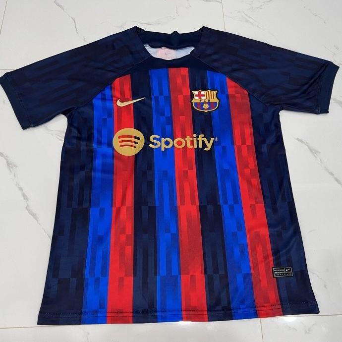 BAJU BOLA JERSEY BARCELONA HOME 2022 2023 + SPOTIFY JERSEY BARCELONA DESRF6846ED