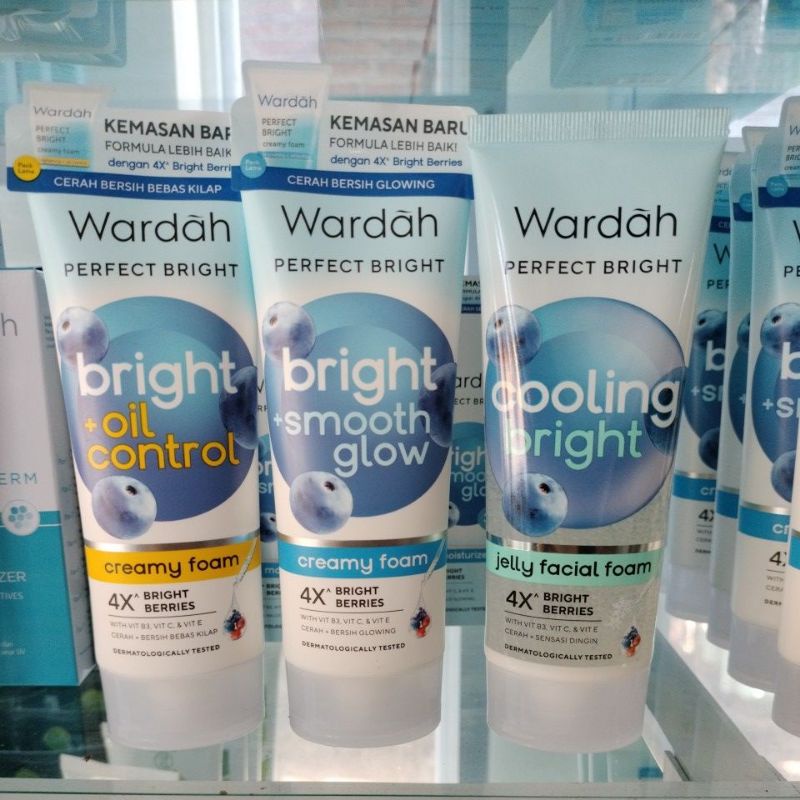 Wardah perfect bright creamy foam| jelly foam