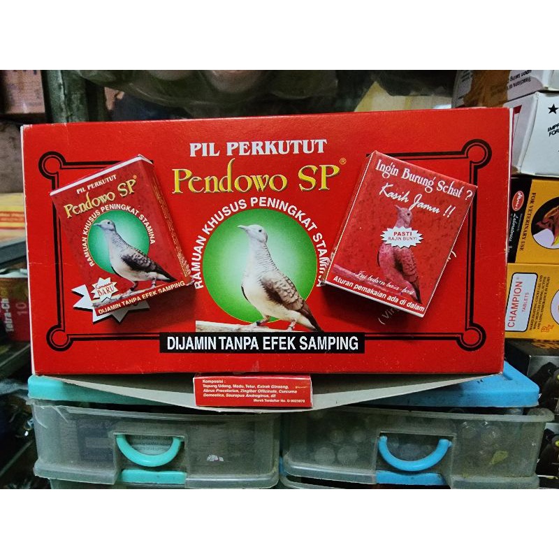 3 dus pendowo sp pil perkutut super herbal ramuan khusus peningkat stamina burung merpati tinggi kolongan jauh jamu rawatan harian asli ori