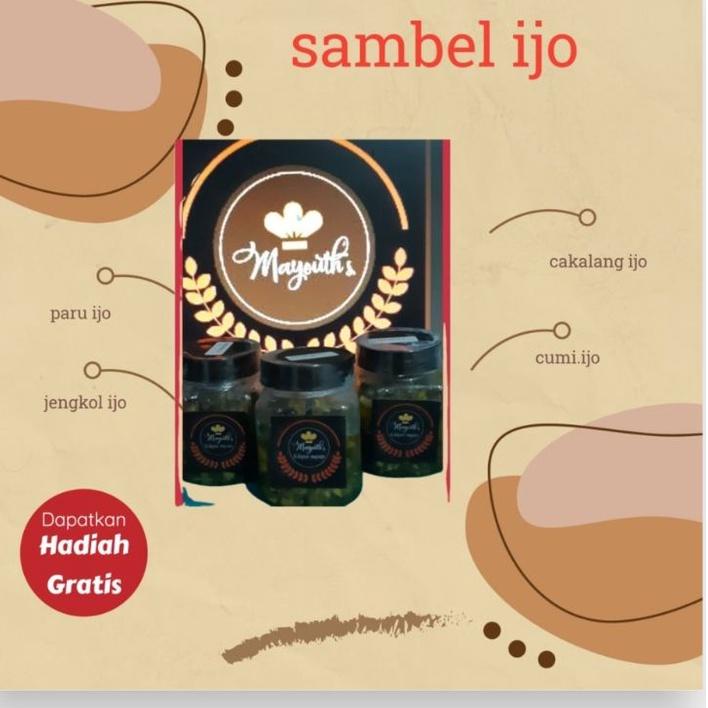 

FREE ONGKIR!cumi baby sambel hijau BOTOL/murni cabe hijau/tidak pedas|RA7