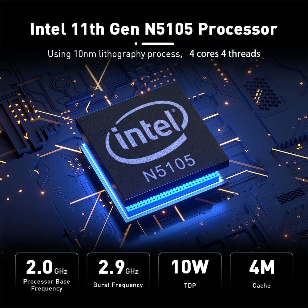 Mini Pc Beelink U59 PRO 16/500GB SSD Intel Gen 11TH N5105 HDMI Windows 11 Pro