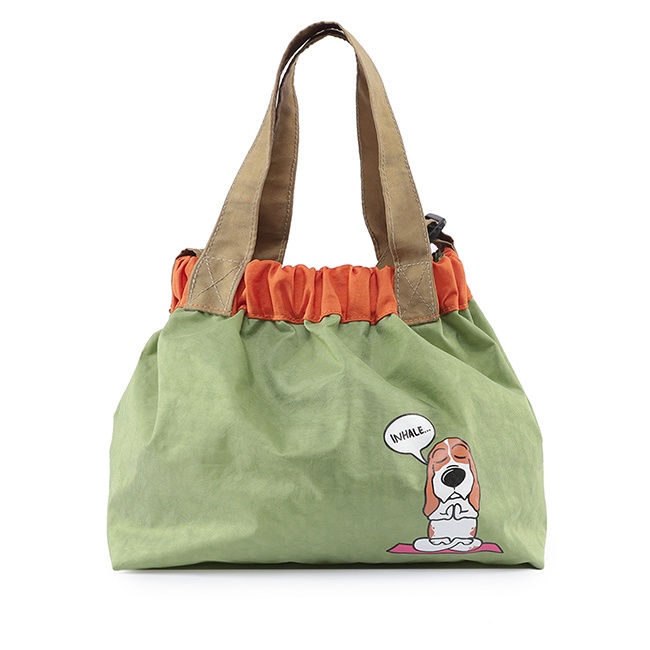 Hush Puppies Tas Wanita Dumpling Bag L 2Tone In Green/Beige