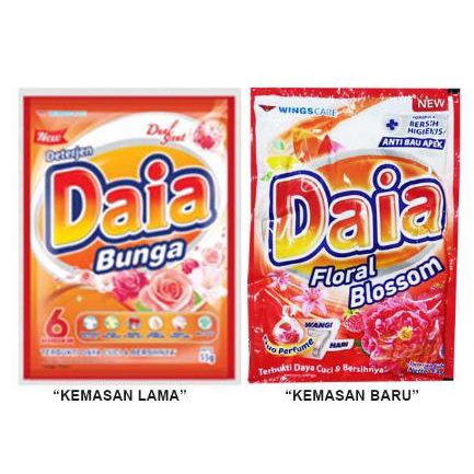 ^ KYRA ^ Daia Deterjen Bubuk Wangi Dengan Duo Perfume Bersih Higienis Anti Bau Apek