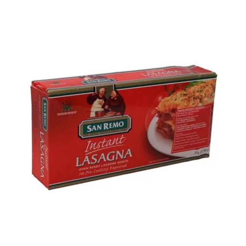 

San remo pasta lasagna instant 250gr