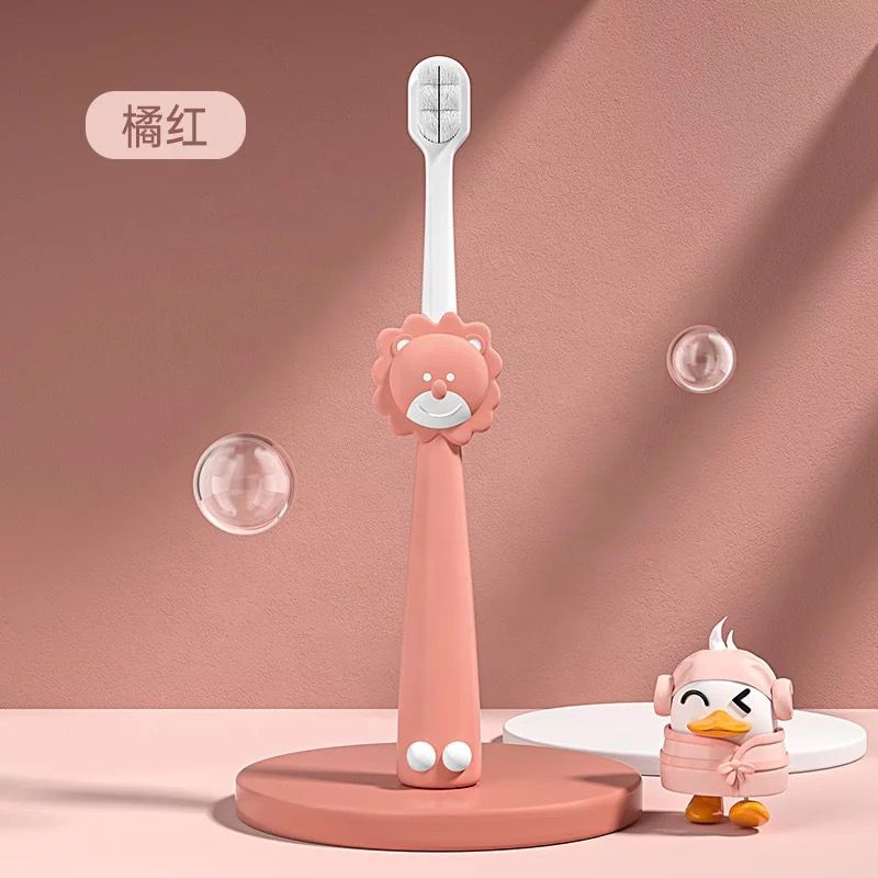 Raoyi Rounded Brush Head Lion - Sikat Gigi Anak Motif Singa (1 pcs)