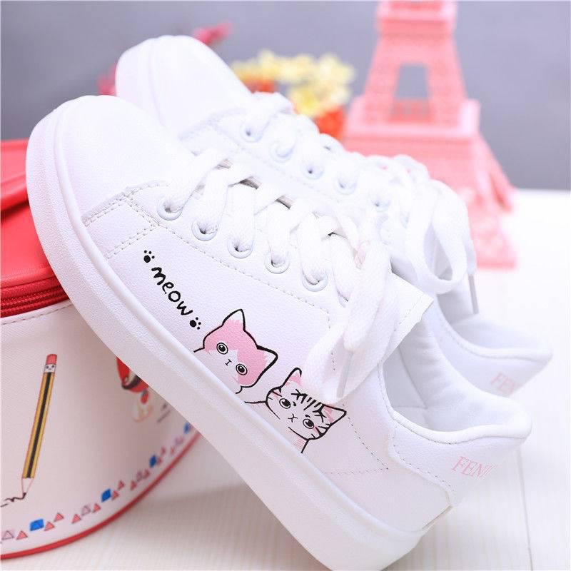 (FREE KAOS KAKI &amp; BOX) SN012 SEPATU SNEAKERS WANITA IMPORT KOREA FASHION