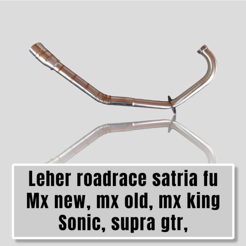 leher header pipa knalpot racing roadrace inlet 50 mm satria fu 150 injeksi karbu mx old new king nj