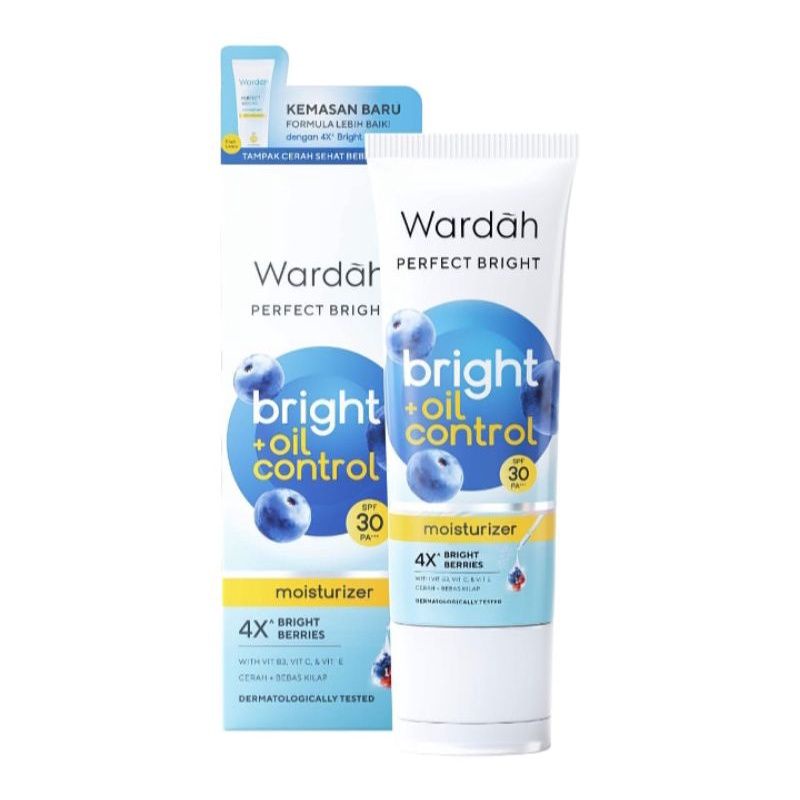 Wardah Perfect Bright Creamy Foam &amp; Perfect Bright Moisturizer Spf 30++