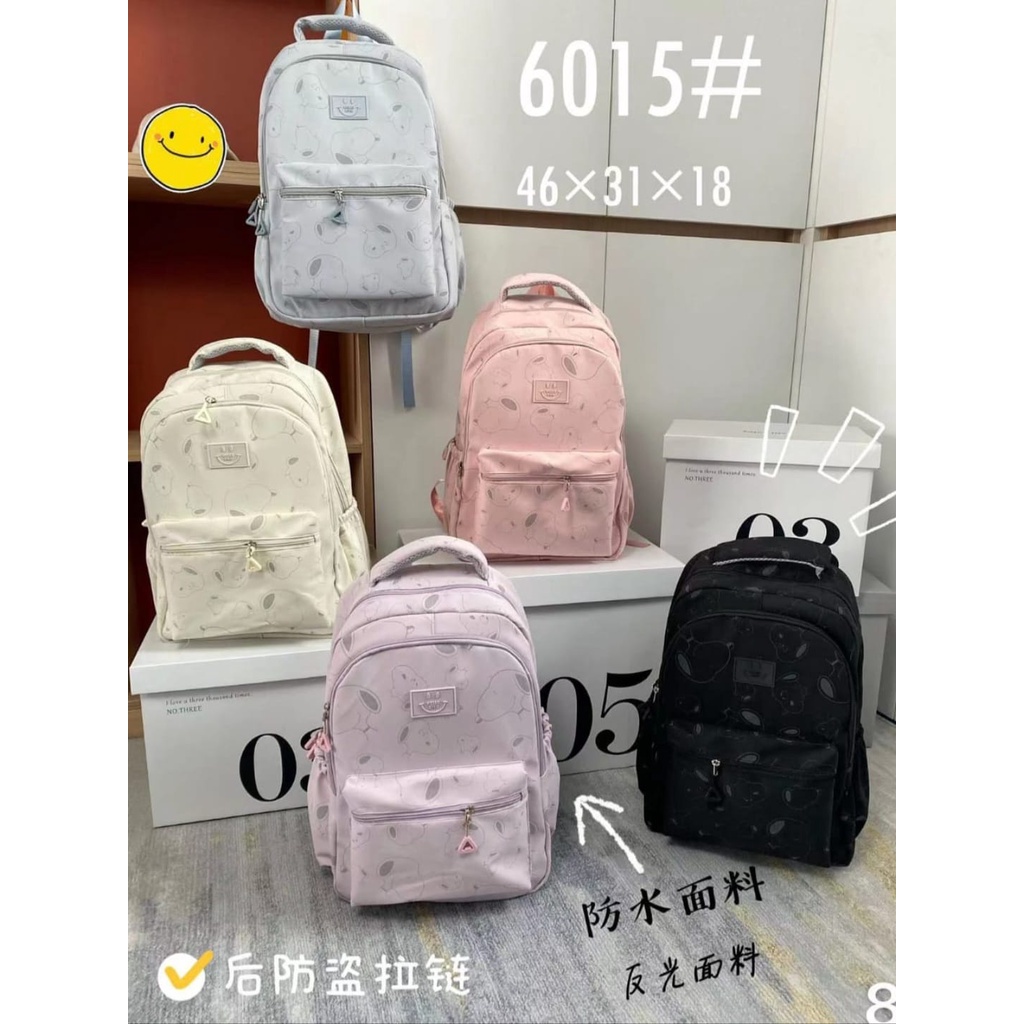 Tas Sekolah ABG Ransel Fashion Korea Style Tas Remaja Kuliah Pria Wanita Backpack Fashion Korea Import Tas Import Tas ABG Korea Fashion Trendy