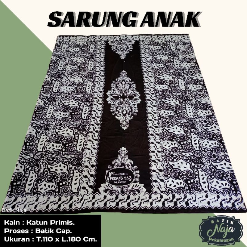sarung batik anak sarung anak sd smp sarung batik remaja