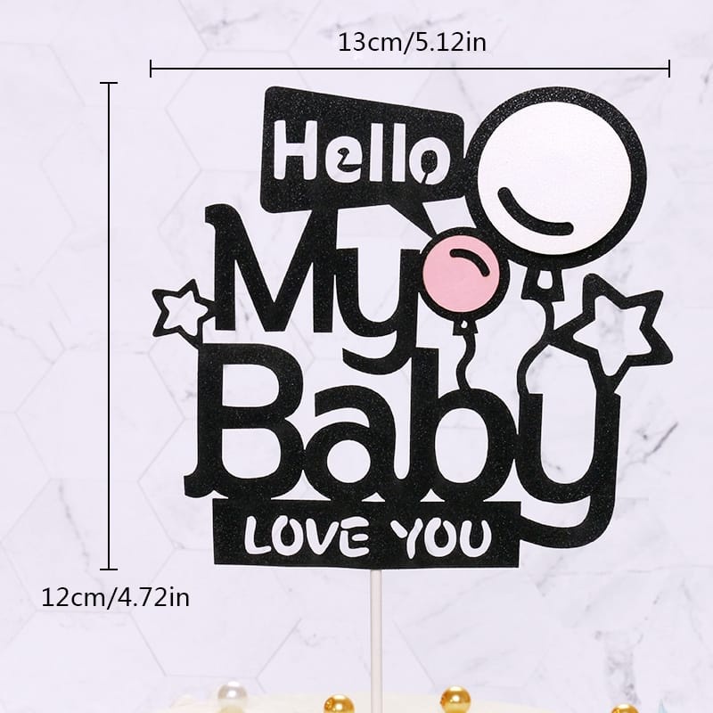 topper baby one month , happy birthday topper kue baby
