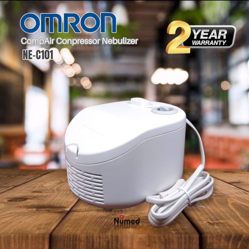 Omron C101 Nebulizer Compressor Original Omron Nebulizer NE-C101 / Alat Bantu Terapi Uap Pernafasan Omron / Nebulizer  Omron NE C101