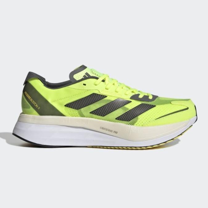 Adidas Adizero Boston 11 Mens Road Running Shoes - Solar Yellow