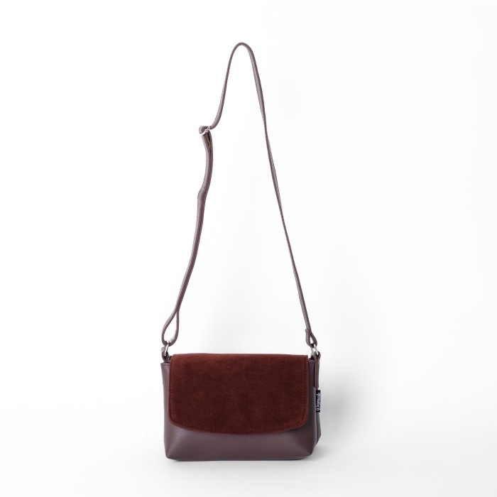 Murah Pamole - Tas Selempang Wanita Sling Bag - Brynle Series - Coklat