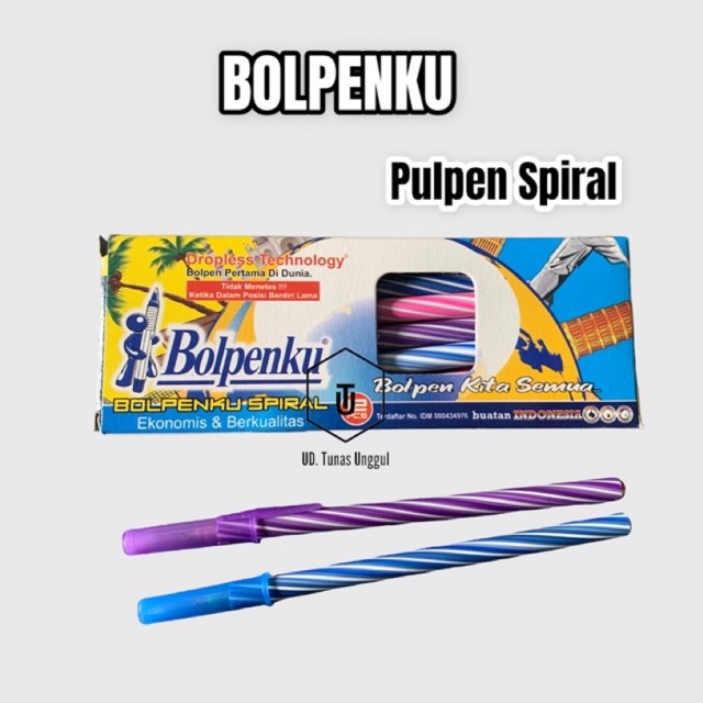 

[12pcs] Pulpen Ulir Bolpenku / Pulpen lilin spiral / Ballpoint lilin / Bolpoin