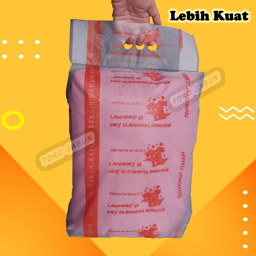 Plastik Jinjing 3 Jari Laundry Sablon 1 KG