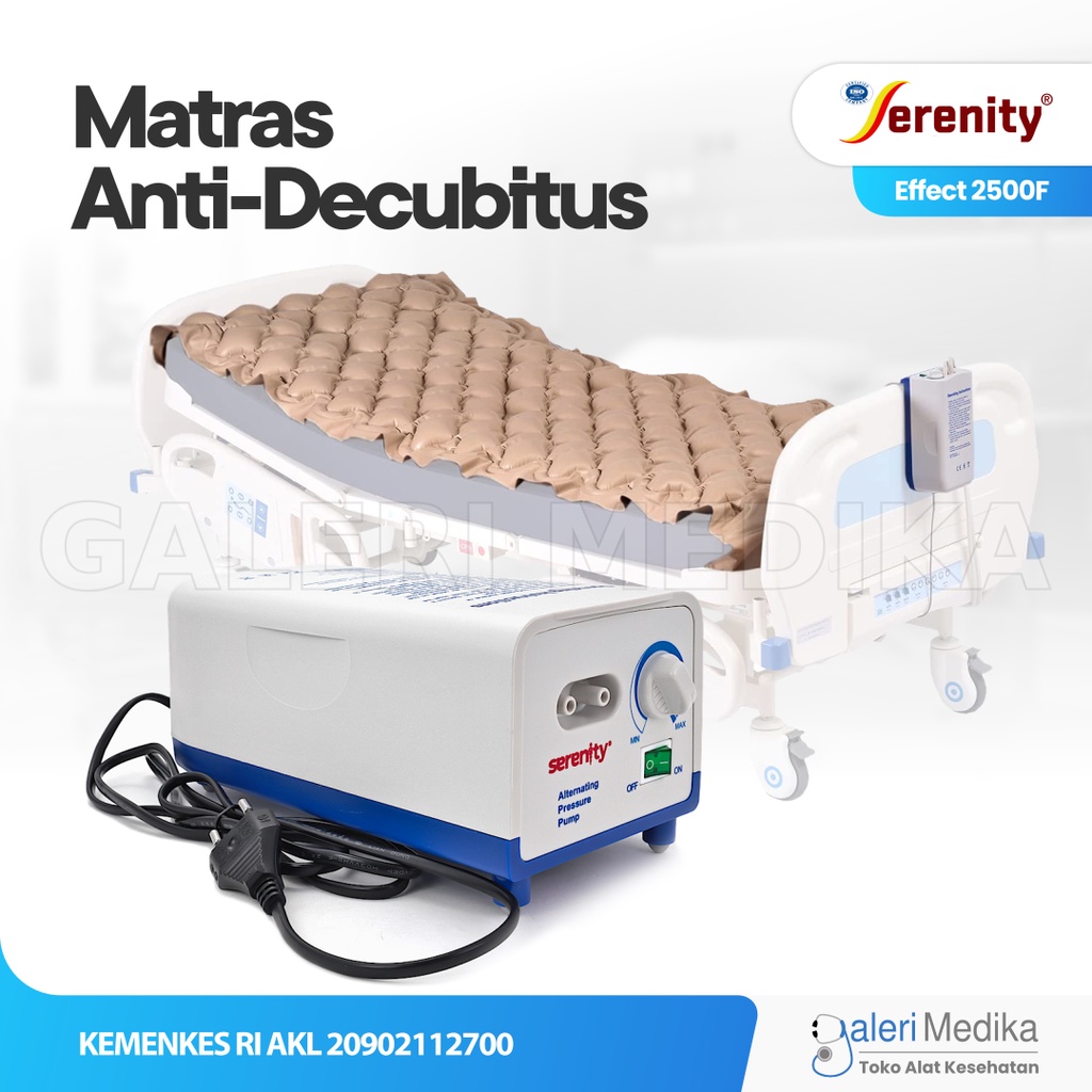 Kasur Decubitus Serenity 2500F - Menyembuhkan &amp; Mencegah Luka Baring