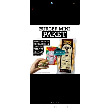 

Paket Burger Mini Bernardi isi 20