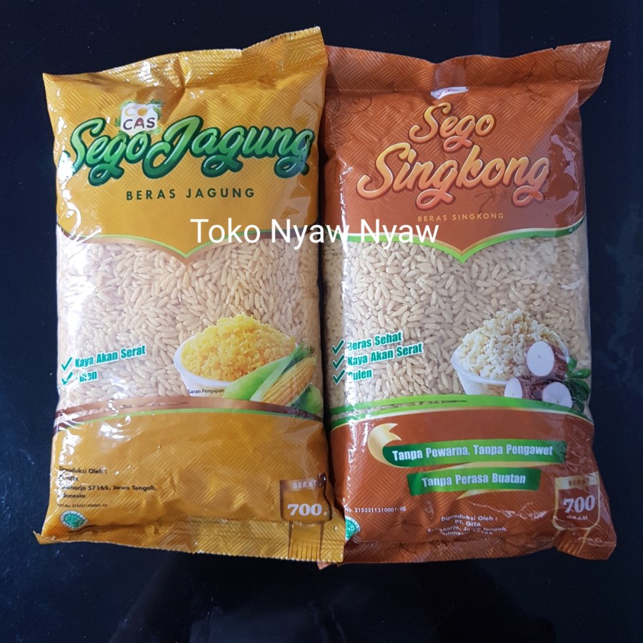 

Paket Sego : 1 pack Beras Jagung + 1 pack Beras Singkong