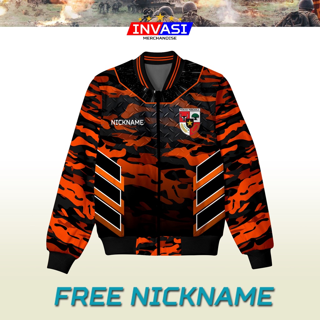 JAKET Pemuda Pancasila Tangan Pendek / JAKET PP/ JAKET Pemuda Pancasila Fullprint sublime