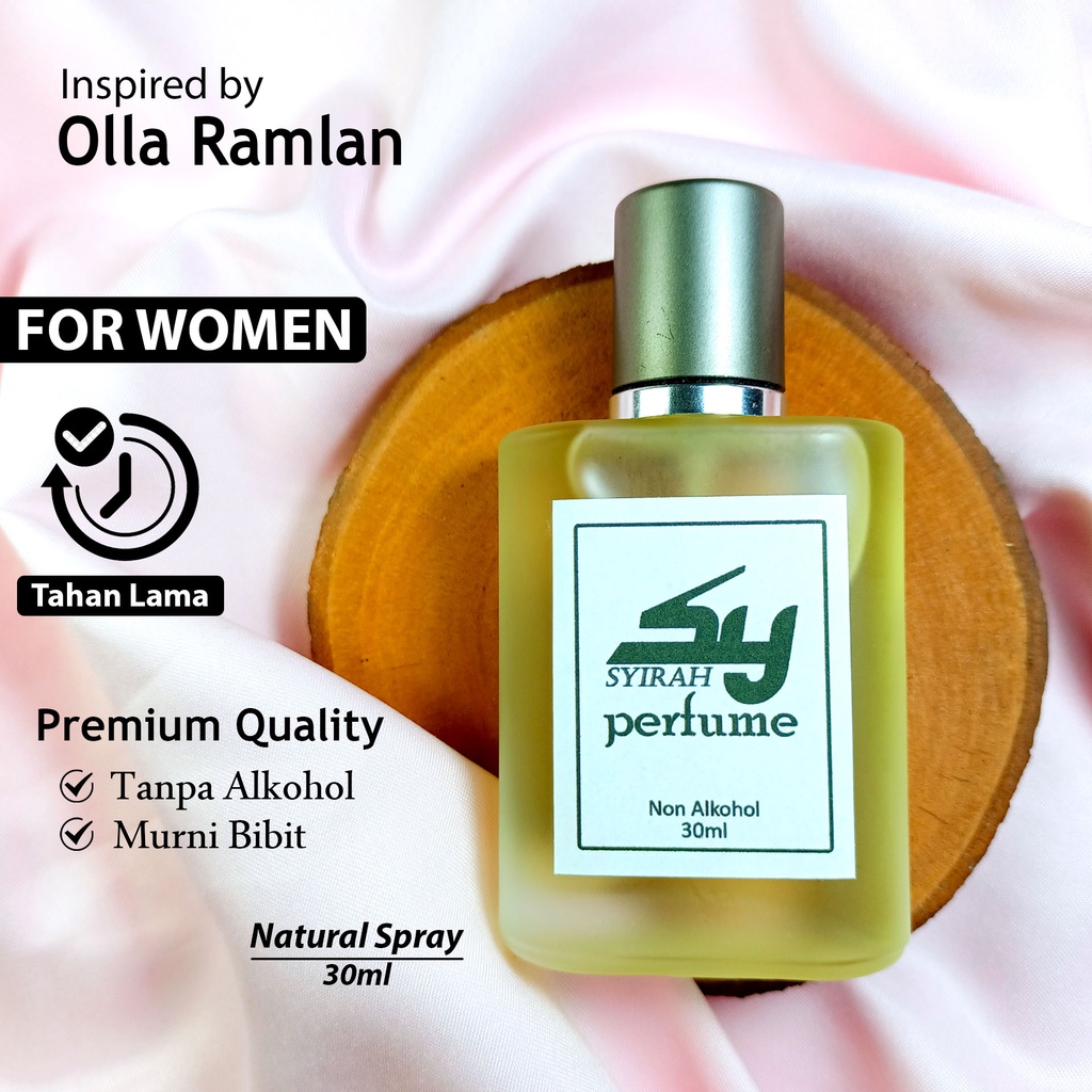 Parfum Wanita OLLA RAMLAN 30ml Murni Bibit | Non Alkohol