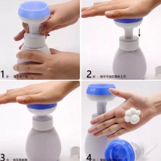 Promo Botol Sabun Busa Bentuk Paw Tangan Hewan Cat And Dog Paw Lucu Populer