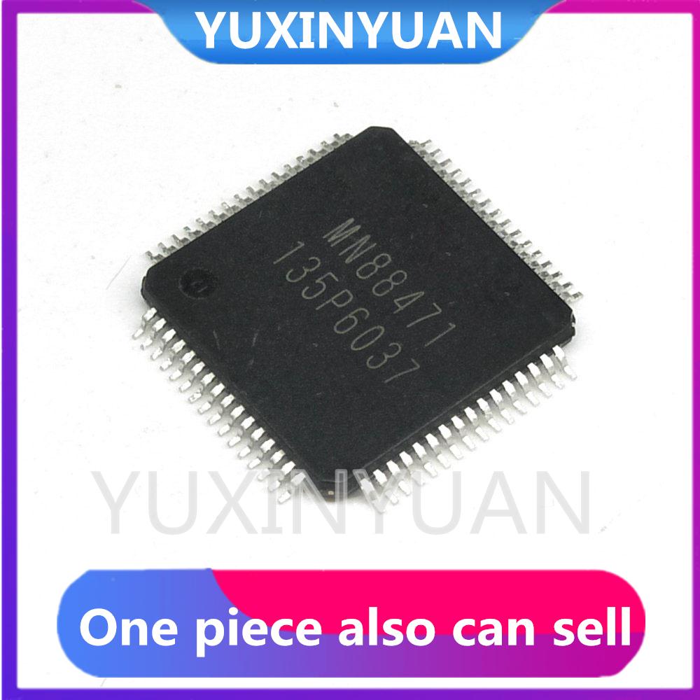 1pcs MN88471 QFP64 IC LCD CHIP YUXINYUAN Dalam Stok 新Pjg