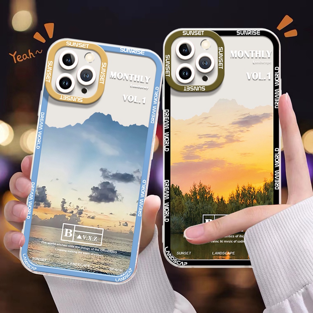 Soft Case TPU Transparan Shockproof Cover IPhone 14 12 13 6 6S 7 8 Plus X XS XR 11 Pro Max