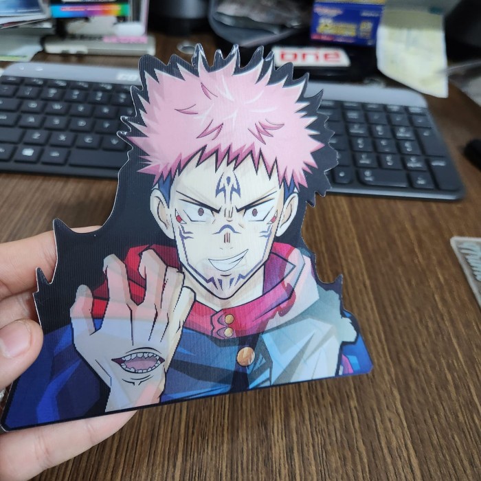 

STIKER 3D MOTION LENTICULAR ANIME - D0055 - Jujutsu - Yuji Itadori