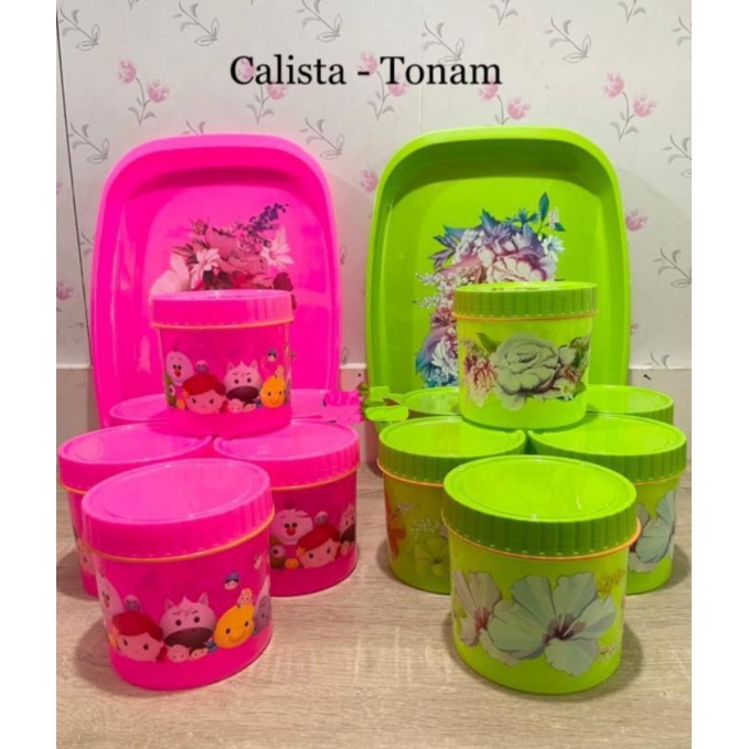 Toples Set Nampan Plastik