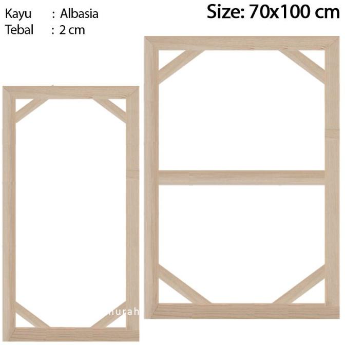 

Spanram 70x100 cm Span Ram Kayu Frame 100x70 cm