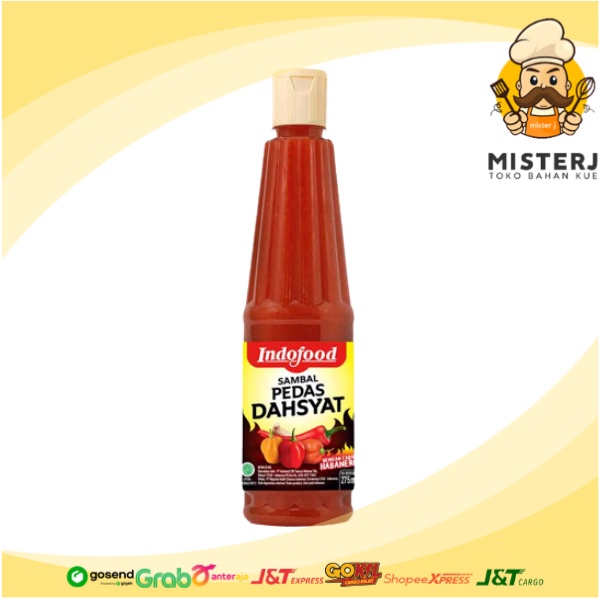 

Indofood | Sambal Pedas Dahsyat | 275 ml | Sambal Indofood Pedas Dahsyat