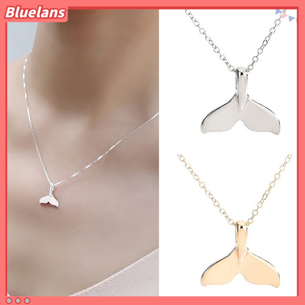 Bluelans Kalung Rantai Klavikula 2 Warna Tahan Korosi Ramah Kulit Untuk Hadiah Pesta