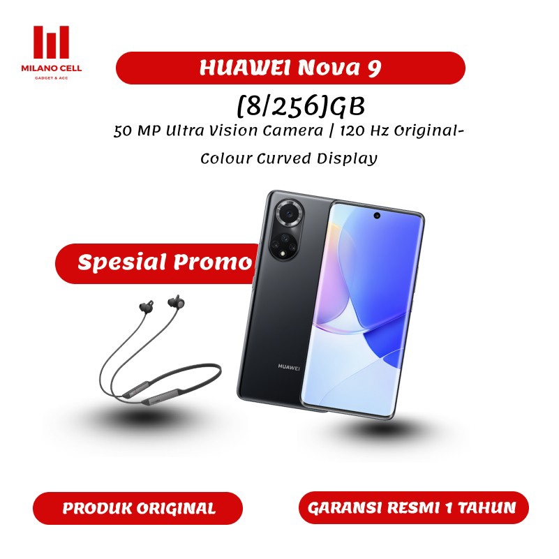 Huawei Nova 9 8/256GB Smartphone Garansi Resmi