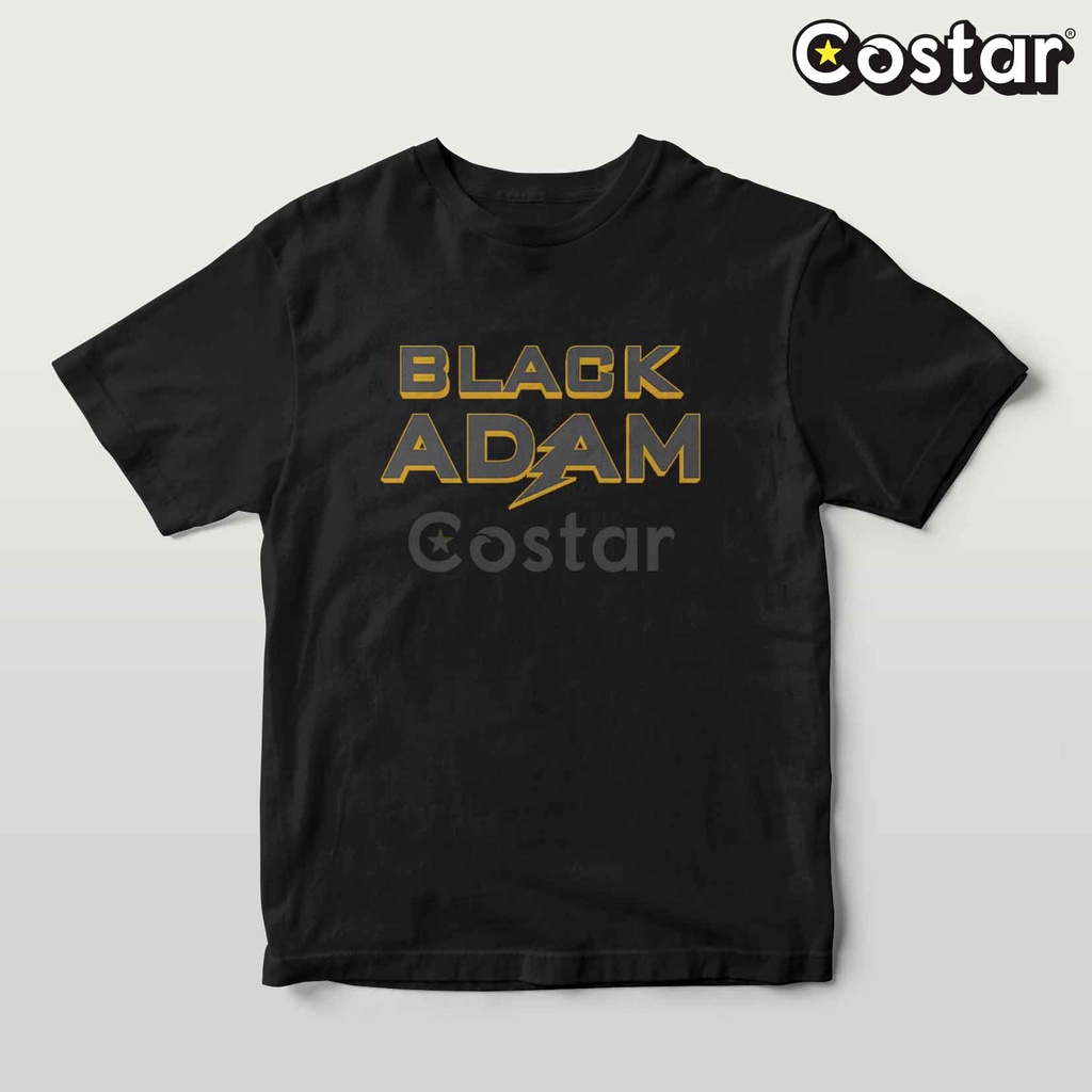 Kaos Black Adam Teks Design