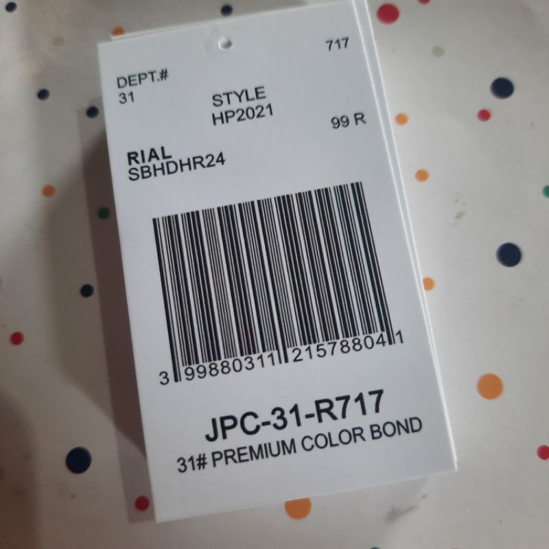 

Labe Hang Tag Baju 4×7 isi 100pcs Hangtag baju label baju Tag baju nametag price