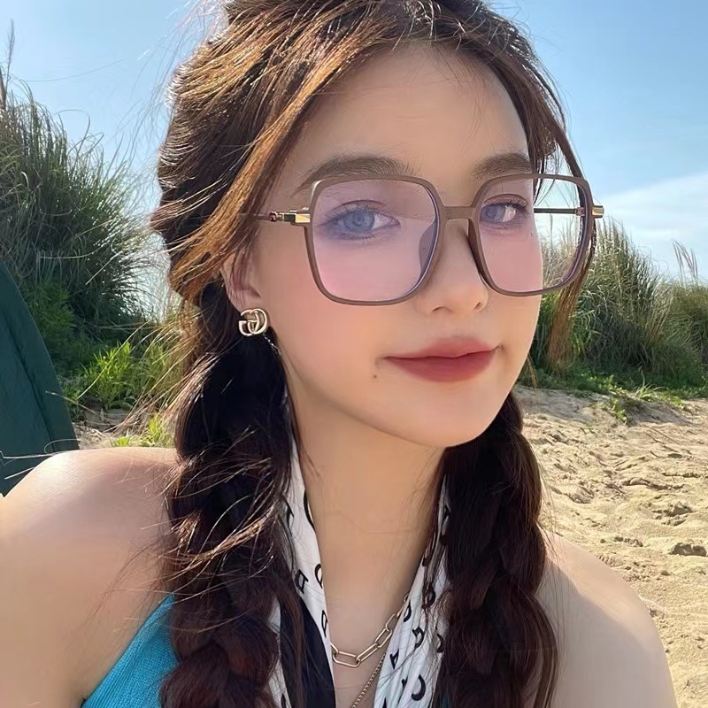 Kacamata Anti Radiasi Komputer Bingkai Persegi Untuk Wanita