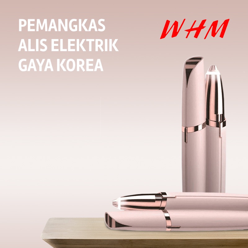 Pemangkas alis elektrik gaya Korea ,Flawless-Epilator Eyebrow/Electric Feather Trimmer Portable Painless Pen