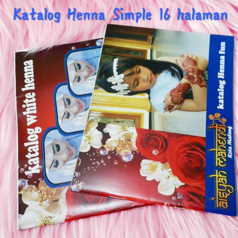 

Katalog white Henna dan Henna fun 16 halaman cocok untuk pemula