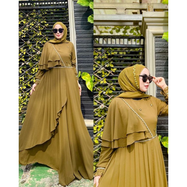 ALISHA MUSLIM FASHION DRESS CANTIK GAMIS TERBARU GAMIS PESTA TERBARU GAMIS VIRAL FASHION MUSLIM TERB