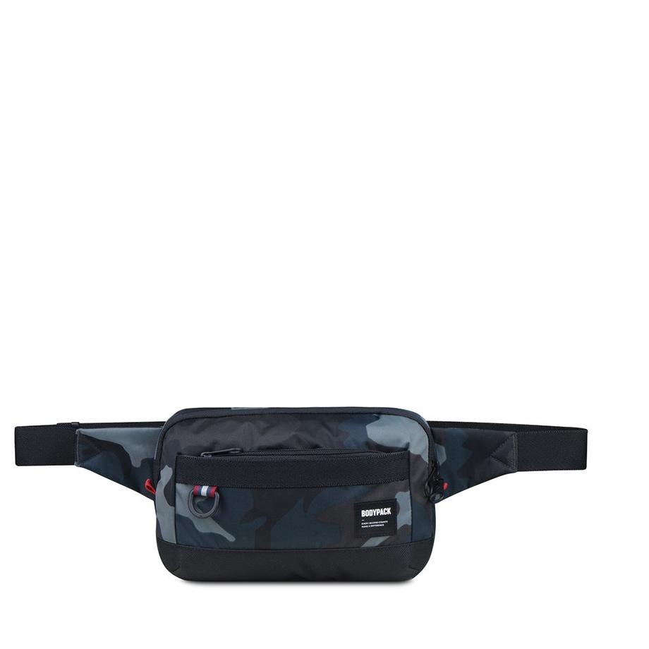 Booming Tas Pinggang Bodypack Flyker Waist Bag - Hitam