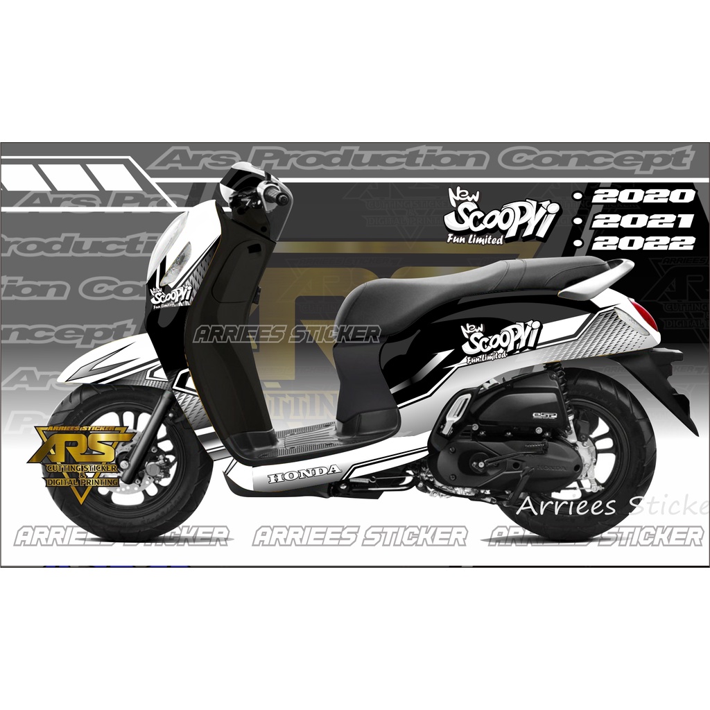 DECAL STICKER ALL NEW SCOOPY PRESTIGE 2022 . DECAL STICKER SCOOPY 2020 . 2021 . 2022 FULL BODY
