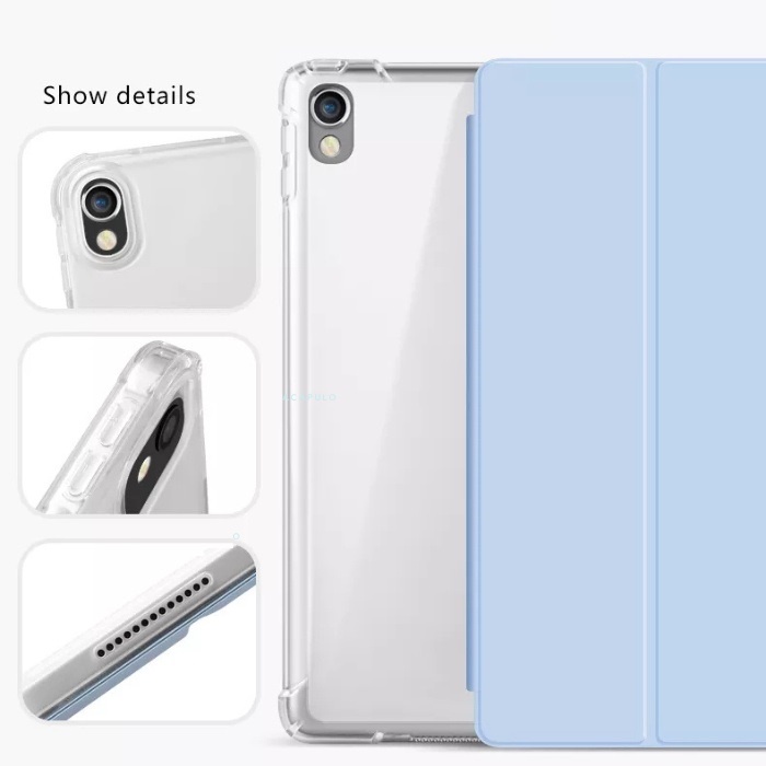 Smart Case Apple Ipad 7 8 9 Ipad Mini 4 5 Ipad Air 4 5 Case Stand Flip Bahan Kulit Silicone Magnetik dengan Pen Slot