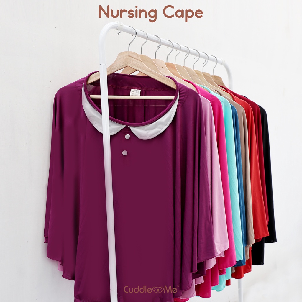 Cuddleme Nursing Cape | Nursing Poncho | Celemek Menyusui | Apron Penutup Menyusui