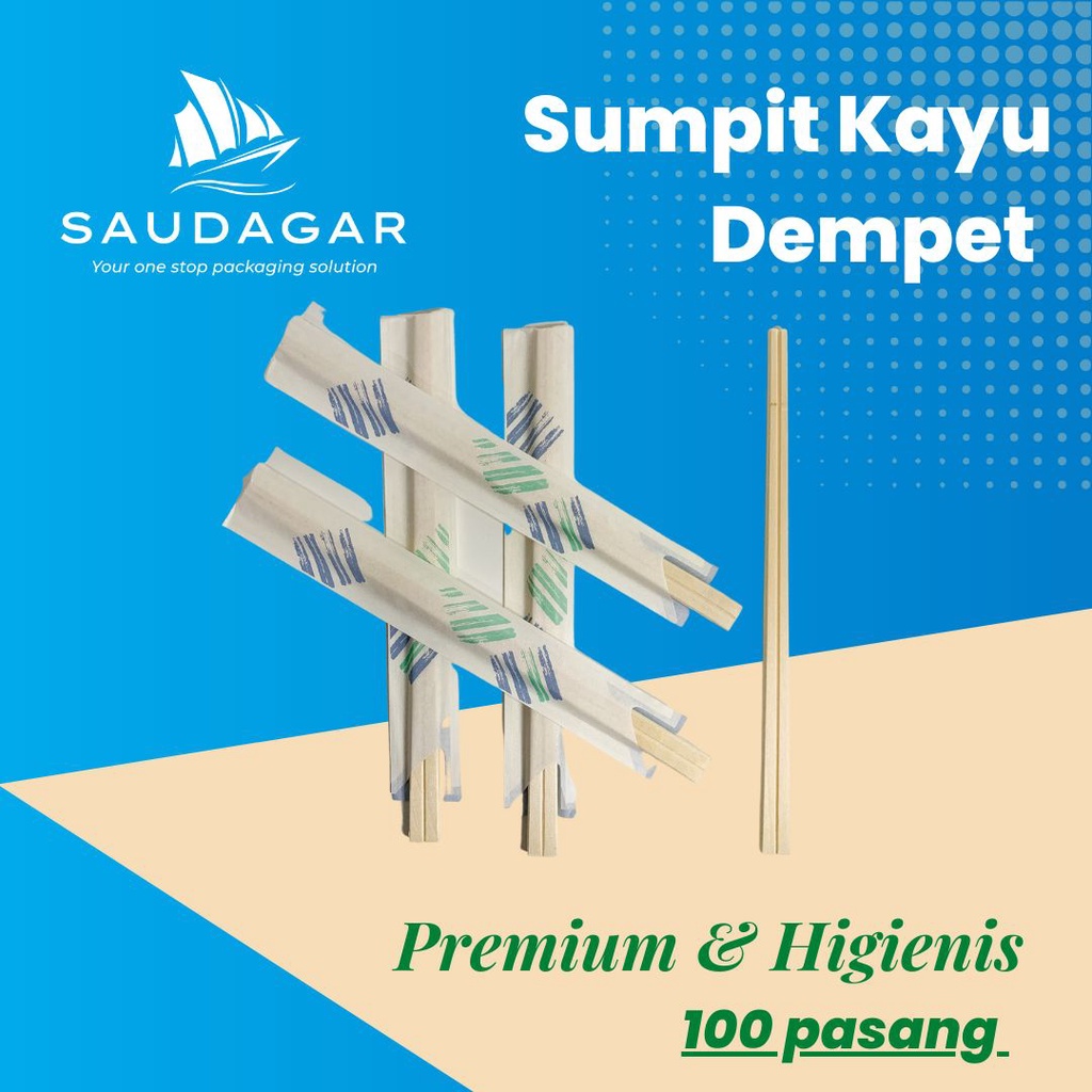 Sumpit Kayu Dempet Premium dan Higienis