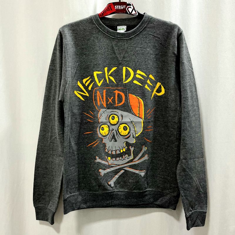 OFFICIAL NECK DEEP - SKULLS (CREWNECK)