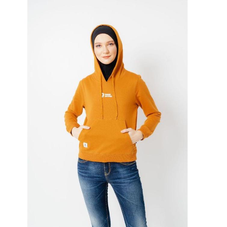 Barang Pilihan.. HOODIE CEWEK 3SECOND 100% ORIGINAL NEW ARRIVAL. 3 WARNA MERAH BLEWAH,BIRU,COKLAT (H