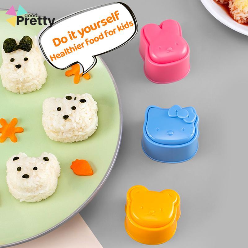 Cetakan Nasi Bola Rice Mold Cetakan Nasi Dengan 3 Motif Lucu Bola Shake - PD